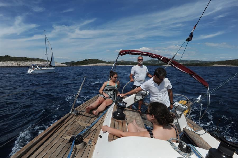 Sailing the Pakleni Islands Hvar half day private tour Sailing BaRe